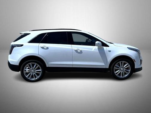 Crystal White Tri-Coat 2024 Cadillac XT5 Sport