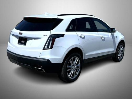 Crystal White Tri-Coat 2024 Cadillac XT5 Sport