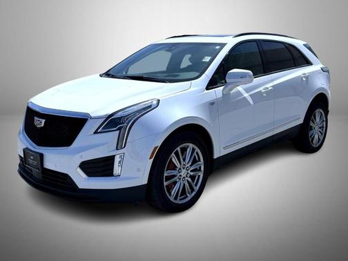 Crystal White Tri-Coat 2024 Cadillac XT5 Sport