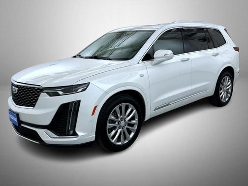 Crystal White Tri-Coat 2021 Cadillac XT6 Premium Luxury FWD