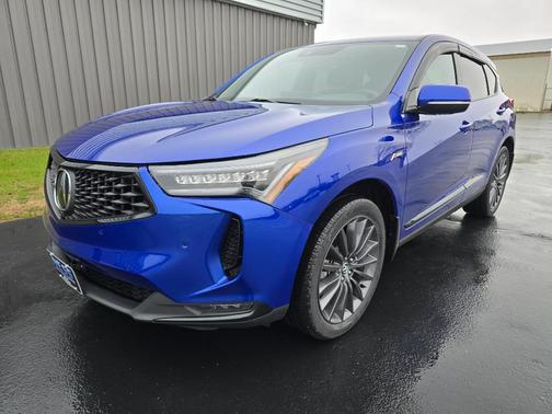 Apex Blue Pearl 2022 Acura RDX A-Spec Advance Package