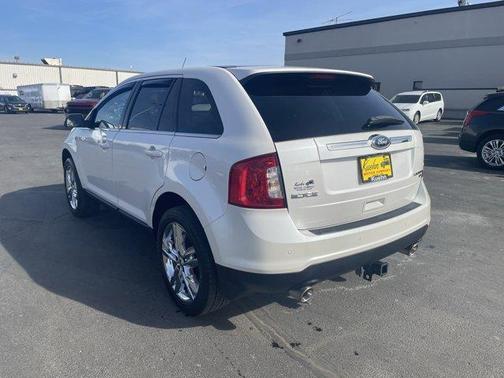 White Platinum Tri-Coat Metallic 2013 Ford Edge Limited