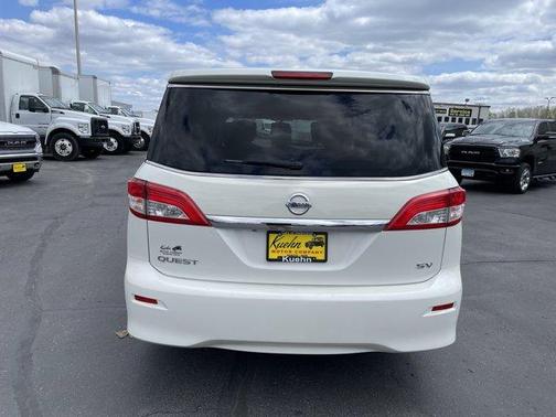 White Pearl 2013 Nissan Quest SV