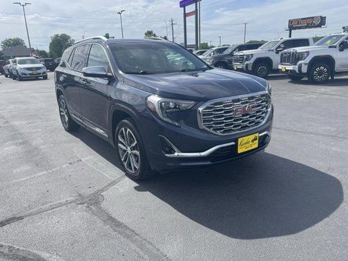 Blue Steel Metallic 2018 GMC Terrain Denali