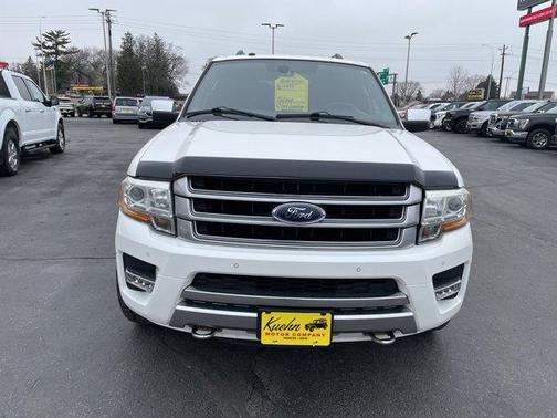 White Platinum Tri-Coat Metallic 2017 Ford Expedition Platinum