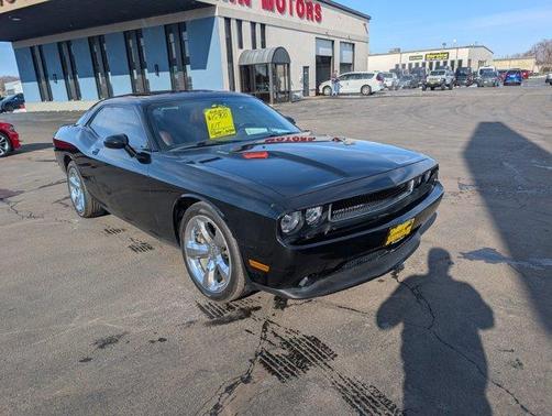 Black 2013 Dodge Challenger R/T Plus