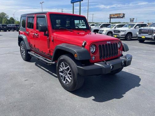 Firecracker Red Clearcoat 2016 Jeep Wrangler Unlimited Sport