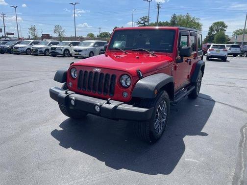 Firecracker Red Clearcoat 2016 Jeep Wrangler Unlimited Sport