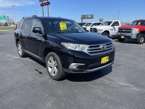Black 2012 Toyota Highlander Limited