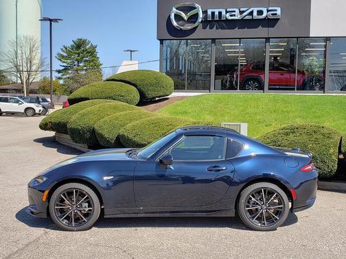 Deep Crystal Blue Mica 2026 Mazda MX-5 Miata RF Grand Touring