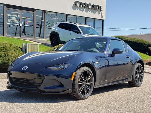 Deep Crystal Blue Mica 2026 Mazda MX-5 Miata RF Grand Touring