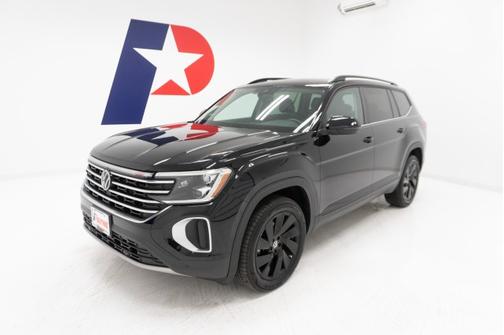 Deep Black Pearl Effect 2026 Volkswagen Atlas 2.0T SE w/ Technology