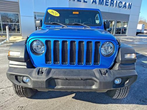 Hydro Blue Pearlcoat 2021 Jeep Wrangler Unlimited SPORT