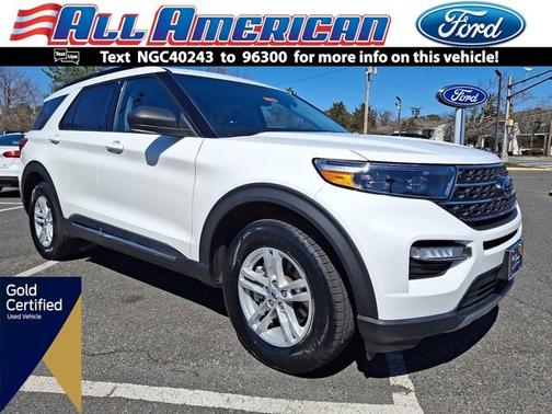 STAR WHITE MET TRI-COAT 2022 Ford Explorer XLT