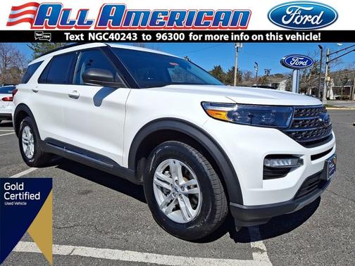 STAR WHITE MET TRI-COAT 2022 Ford Explorer XLT