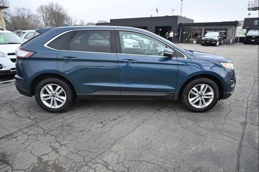 Blue 2016 Ford Edge SEL