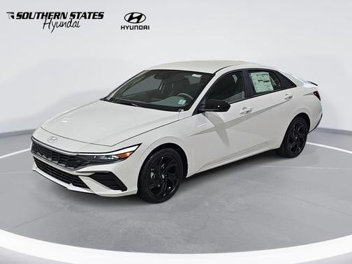 Serenity White 2026 Hyundai ELANTRA HEV SEL Sport