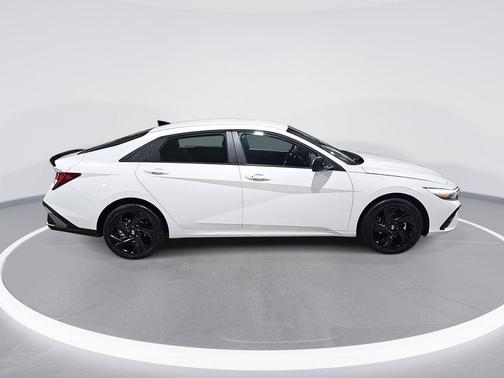 Serenity White 2026 Hyundai ELANTRA HEV SEL Sport