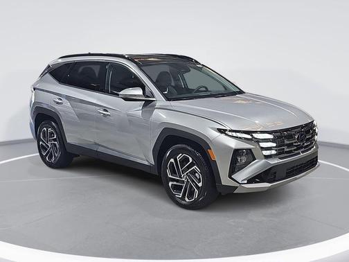 Shimmering Silver 2026 Hyundai TUCSON Hybrid Limited