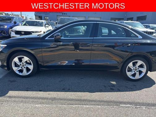 Brilliant Black 2023 Audi A3 40 Premium