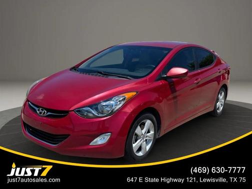 Red 2013 Hyundai ELANTRA GLS