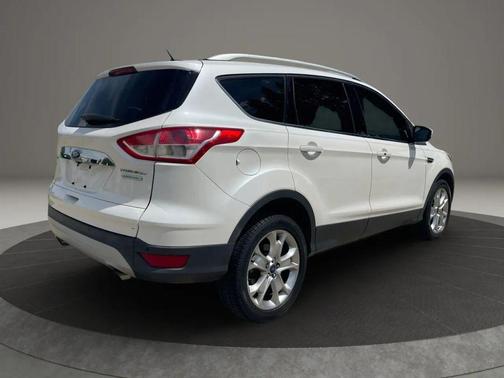 White Platinum Tricoat 2014 Ford Escape Titanium