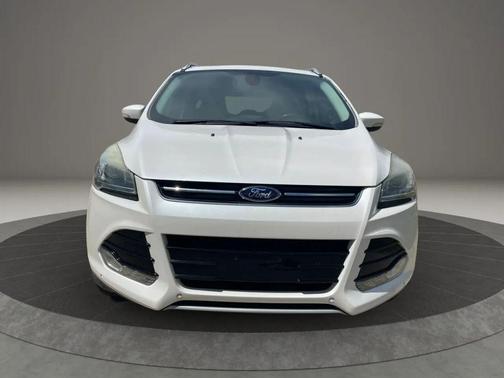 White Platinum Tricoat 2014 Ford Escape Titanium