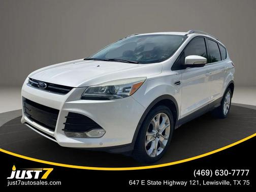 White Platinum Tricoat 2014 Ford Escape Titanium
