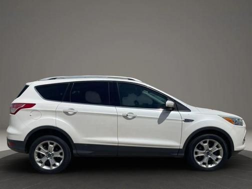 White Platinum Tricoat 2014 Ford Escape Titanium