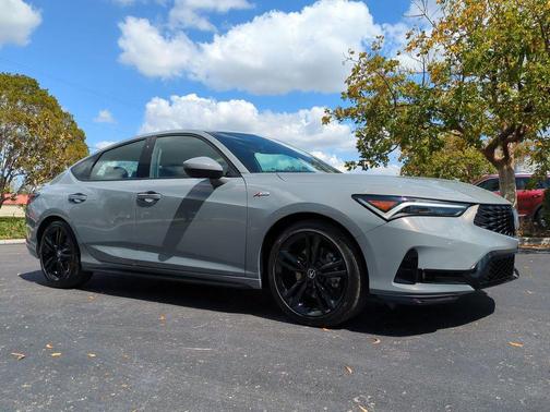 Modern Steel Metallic 2026 Acura Integra FWD A-Spec