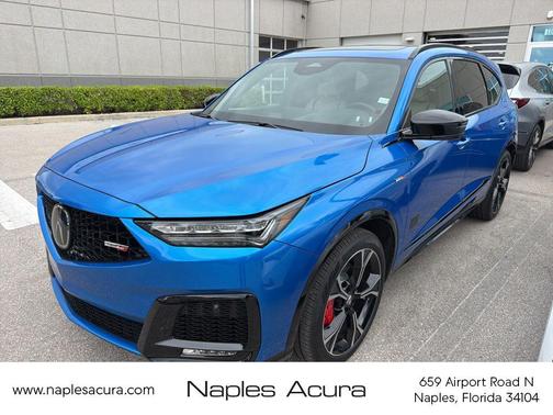 Double Apex Blue Pearl 2026 Acura MDX Type S Advance Package