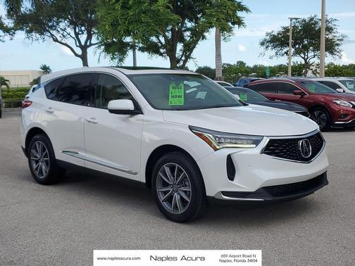 Platinum White Pearl 2023 Acura RDX Technology Package