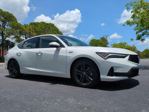 Platinum White Pearl 2024 Acura Integra A-SPEC