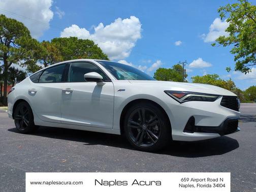 Platinum White Pearl 2024 Acura Integra A-SPEC