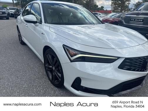 Platinum White Pearl 2024 Acura Integra A-SPEC