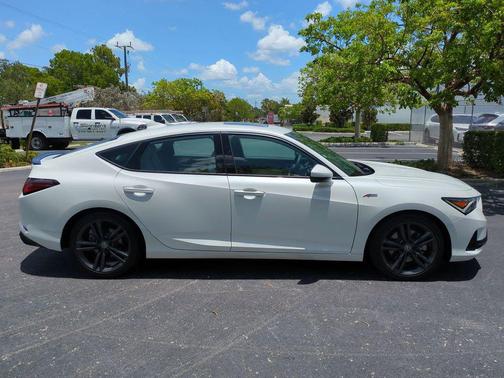 Platinum White Pearl 2024 Acura Integra A-SPEC