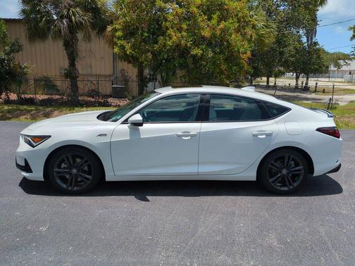 Platinum White Pearl 2024 Acura Integra A-SPEC
