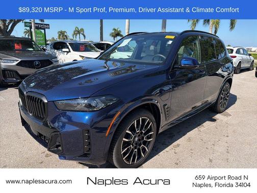 Tanzanite Blue II Metallic 2026 BMW X5 PHEV xDrive50e