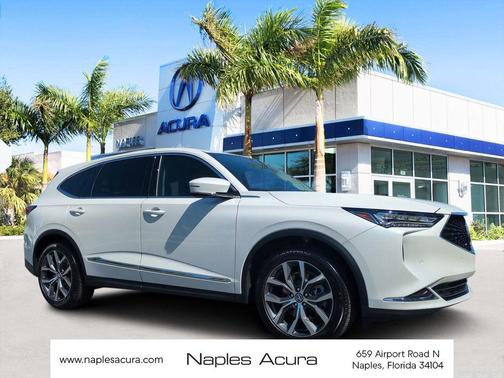 Platinum White Pearl 2024 Acura MDX Technology Package