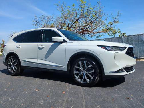 Platinum White Pearl 2024 Acura MDX Technology Package