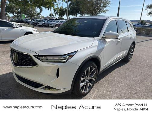 Platinum White Pearl 2024 Acura MDX Technology Package