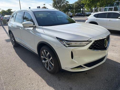 Platinum White Pearl 2024 Acura MDX Technology Package