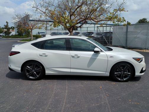 Platinum White Pearl 2025 Acura Integra A-SPEC Technology