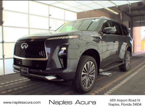 Anthracite Gray 2025 INFINITI QX80 Luxe