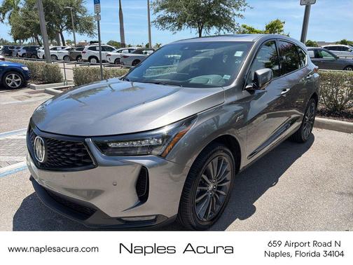 Liquid Carbon Metallic 2024 Acura RDX A-Spec Advance Package