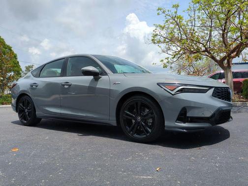 Modern Steel Metallic 2026 Acura Integra FWD A-Spec with Technology