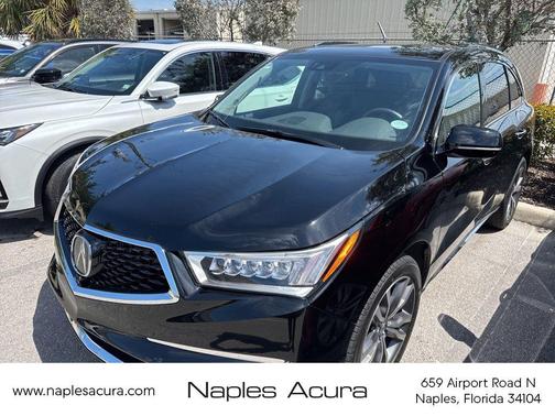 Majestic Black Pearl 2019 Acura MDX 3.5L w/Advance Package