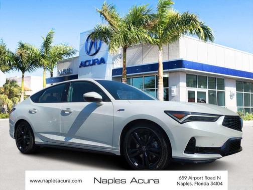 Platinum White Pearl 2026 Acura Integra FWD A-Spec with Technology