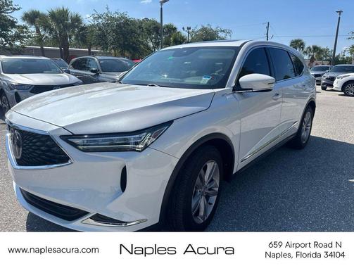 Platinum White Pearl 2024 Acura MDX Standard