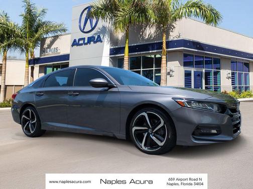 Modern Steel Metallic 2018 Honda Accord Sport